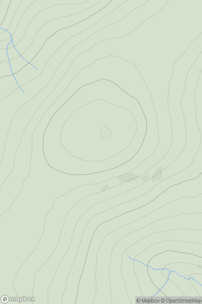 Thumbnail image for Round Hill [Tomintoul to Banff] [NJ348274] showing contour plot for surrounding peak